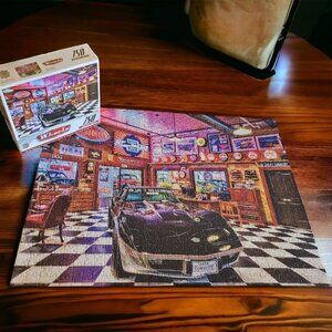 Wheels Corvette Classic Car Puzzle 750 Piece Master Chevrolet Man Cave No Poster